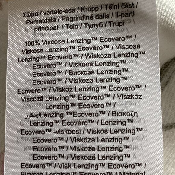 Vero Moda Women's Mini Floral Dress Size M Ruffles Bell Sleeves V-Neck - Picture 10 of 10